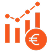 Financial analytics icon